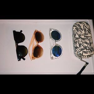 Oscar de la renta Sunglasses + Kensie case